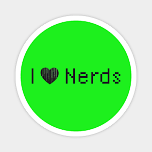 I Love Nerds Magnet